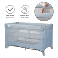 Baby Cot MOON HUG one touch fold 2 Layers BLUE